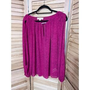 Michael Kors Women’s Top Magenta Medium
